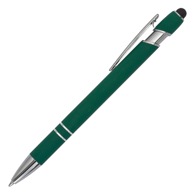 Długopis aluminiowy Softano, ciemnozielony R73424.51