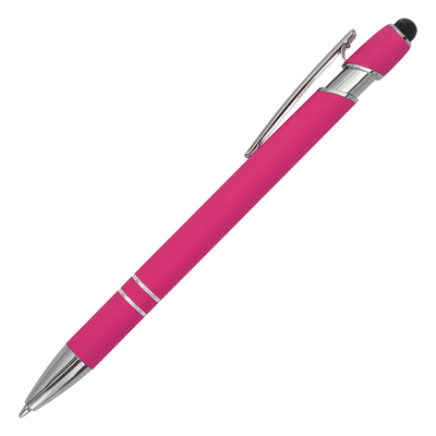 Długopis aluminiowy Softano, różowy R73424.33
