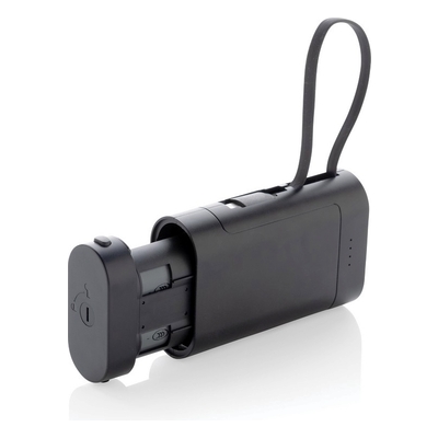 Power bank 10000 mAh, wymienialne baterie P322.5401