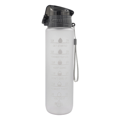 Bidon motywacyjny z tritanu Keepgoing 1000 ml, transparentny R08185.00