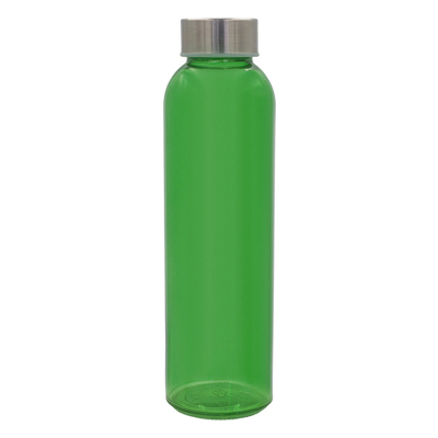 Kolorowa, szklana butelka Aqua Kuba 500 ml, zielony R08176.05