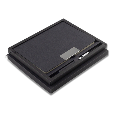 Notes z długopisem w pudełku Plata, czarny R17018.02