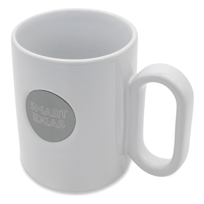 Kubek ceramiczny Pery 480 ml, biały R85307.06