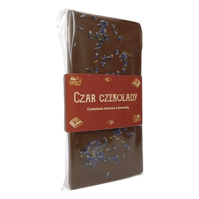 Czekolada mleczna z lawendą 100g