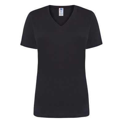 T-shirt REGULAR LADY COMFORT V-NECK 145 – BLACK