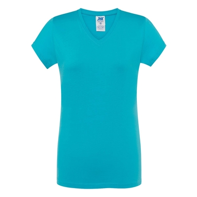 T-shirt REGULAR LADY COMFORT V-NECK 145 – TURQUOISE