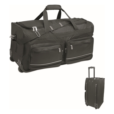 Torba na kółkach 600D RPET   MO2942-03